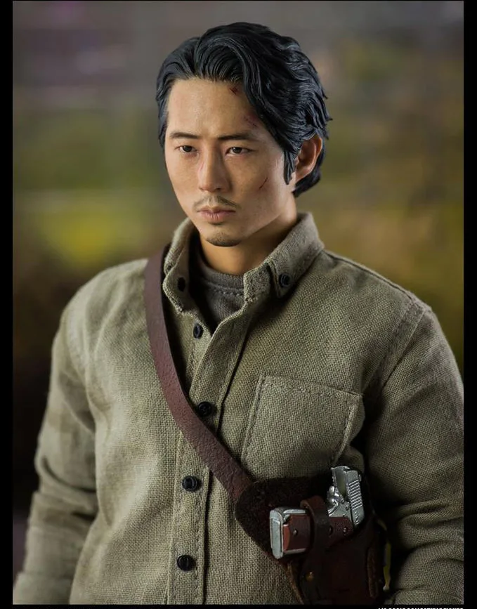 Figure da collezione in scala 1/6 12 "Action Figure Doll Steven Yeun Walking Dead tops modello in plastica giocattoli regalo