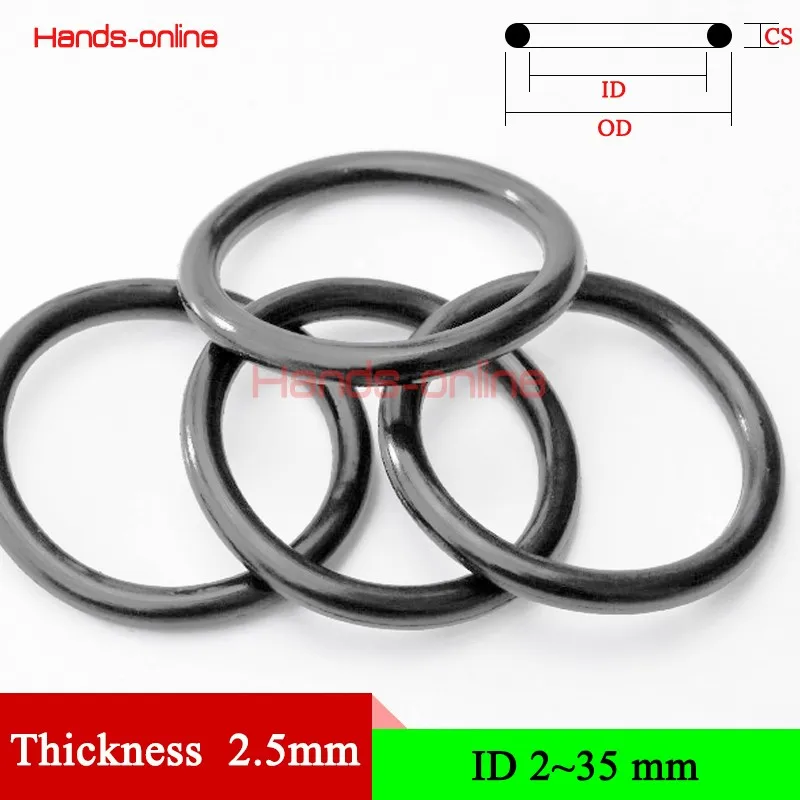 Rubber O Rings Oring Thickness 2.5mm/0.098