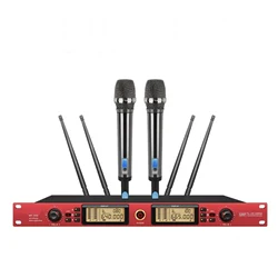 Paulkitson MK-1000 500-1000M Ultra Long Distance True Diversity Wireless Microphone system Dual Channel Digital Receiver