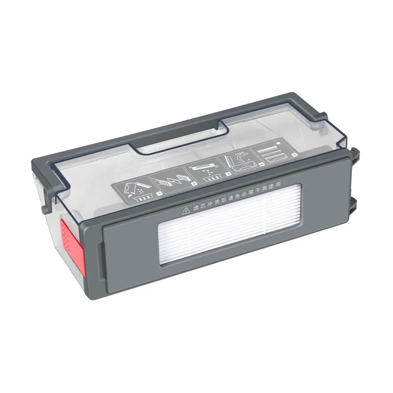 Principal escova lateral escova hepa filtro caixa de pó bin tanque água mop titular pano mop para ecovacs deebot n8 robô aspirador peças