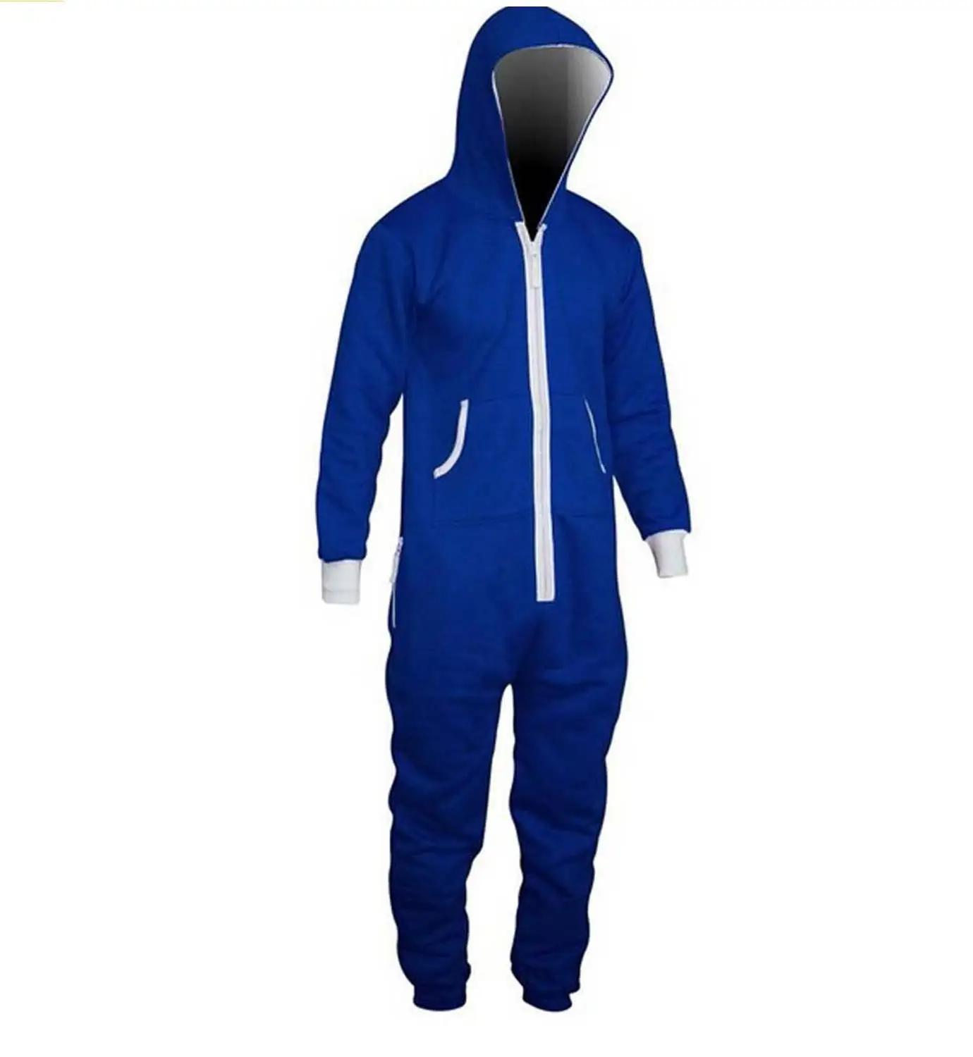 Frauen Onesie Overall Nachtwäsche Herbst Unisex Erwachsene Feste Sleepsuit Männer Casual Plus Größe Hoodies Lose Overall Pyjamas Overalls