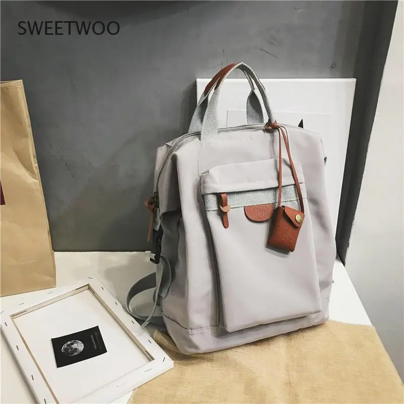 Fashion Female Backpack Canvas Women Backpack High Quality Schoolbags Female Backpack Teenager Girl School bag