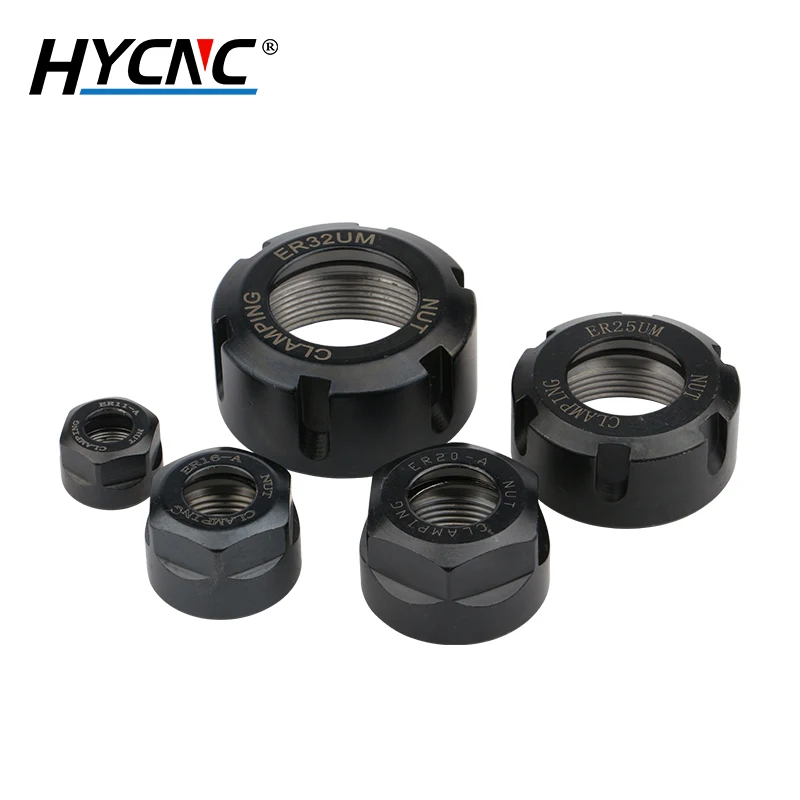 Imagem -04 - Máquina de Gravura Cnc com er Collet Nut Fresadora Pinça Braçadeira Porca Sextavada Er11a Er16a Er20a Er25a Er32um