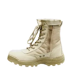 Bottes de Combat militaires tactiques ultra-légères, chaussures de randonnée, de Camping en plein air, baskets à Tube haut Anti-usure, taille 36-46, printemps 07