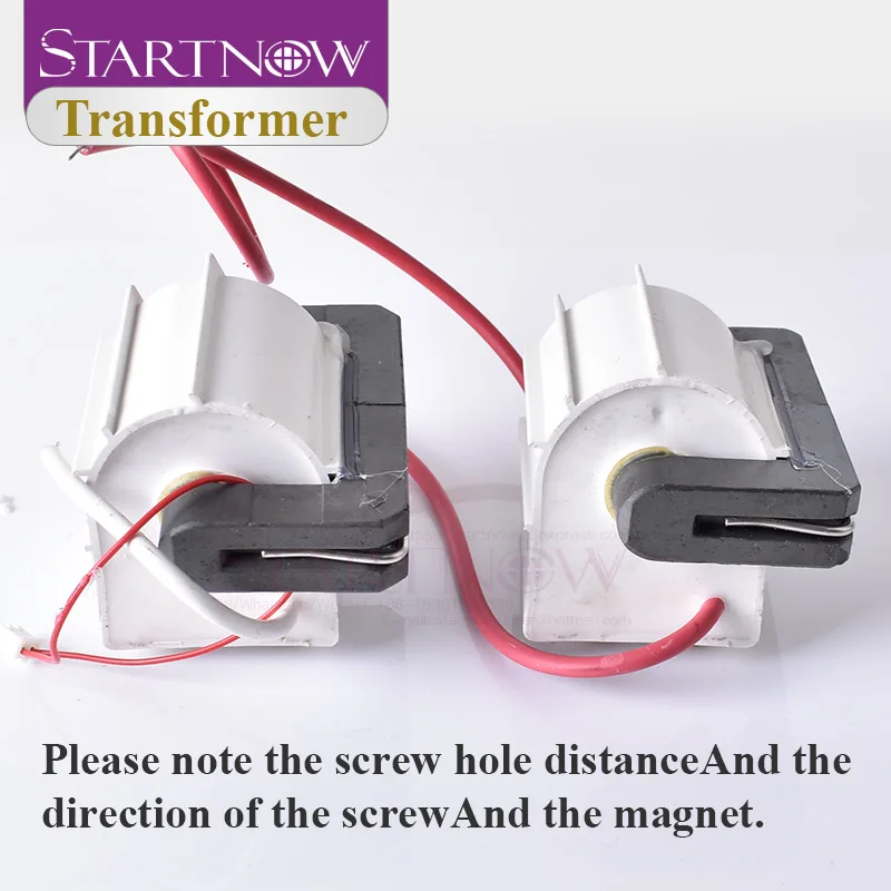 Startnow 2Pcs/lot Double Laser High Voltage Transformer Flyback Lgnition Coil For 60W 80W 100W DY10 DY13 CO2 Laser Power Supply