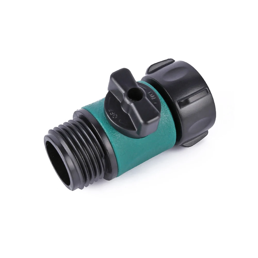 1Pcs 3/4 External Thread Valve Connector Valve Garden One-Way Switch Water Pipe Valve Quick Connection Water Gun Accessories