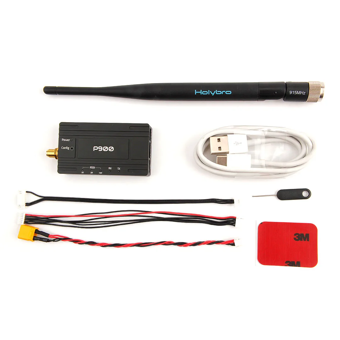 

HOLYBRO Microhard P900 Radio 100mW To 1W Up To 60KM Range DC 7-35V for RC Multirotor Airplane FPV Long Range DIY Parts