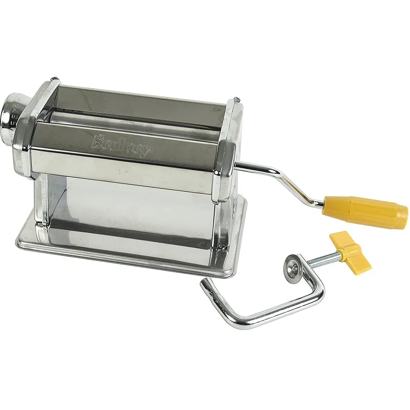 

Pottery Clay Mud Pressing Tools, Pasta Maker Machine, Includes Clamp and Hand Crank, Great for All Skill Levels Craft Projects