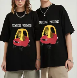 Cheems Car Cool T Shirt Men Women Fashion Streetwear Harajuku T-shirt Graphic Summer Casual Tshirt Hip Hop Top Tees Unisex