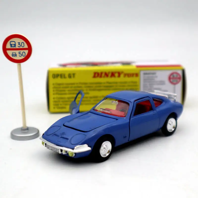 

1:43 игрушки Atlas Dinky 1421 Opel GT 1900 литые модели автомобилей Коллекция подарков