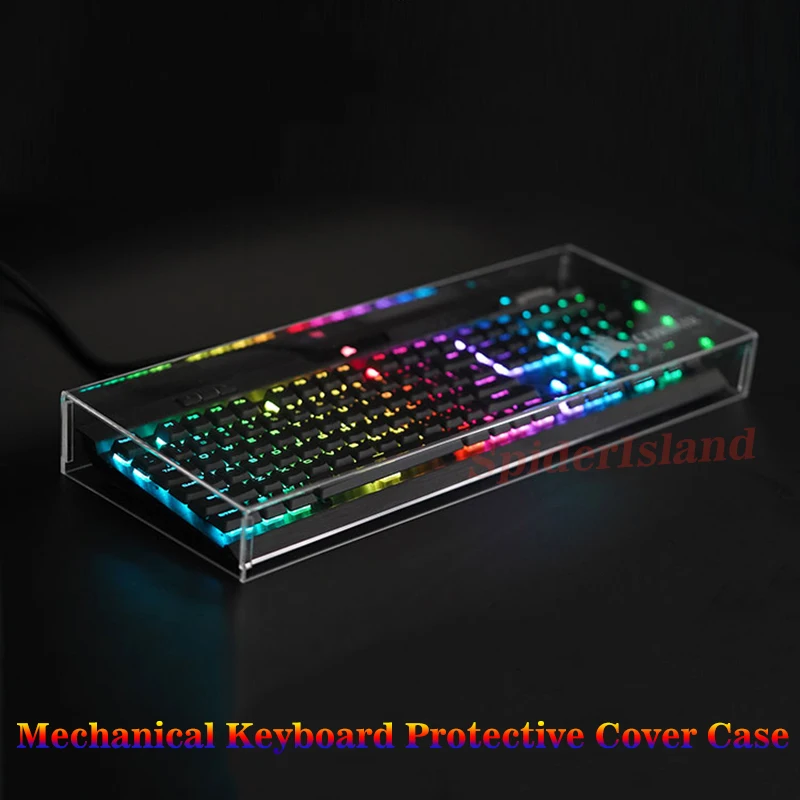 

Прозрачный акриловый чехол для Cherry Filco Corsair K70 K95 IKBC Механическая игровая клавиатура водонепроницаемые пыленепроницаемые защитные чехлы