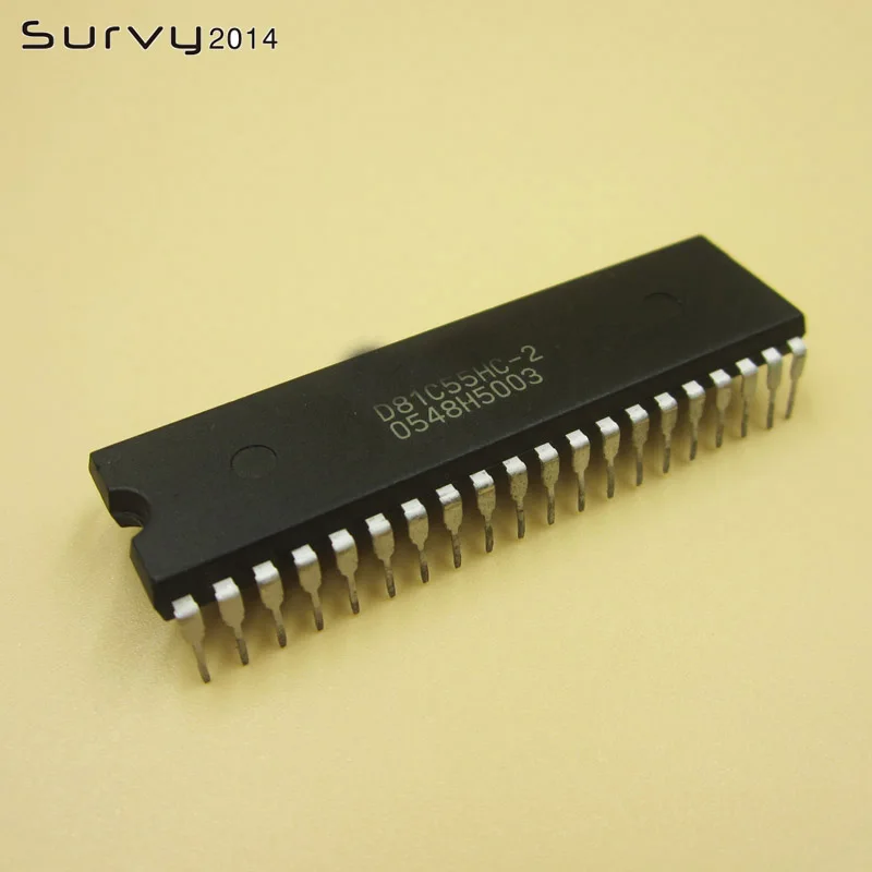 1/5PCS D81C55HC-2 D81C55 81C55HC-2 Encapsulation:40PINS diy electronics