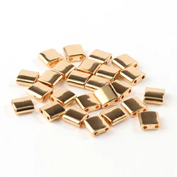 Double Hole Hematite Flat Square Bead Spacer Loose Matte Beads For Jewelry Making Charms Bracelet Necklace Accessories 2mm 5mm