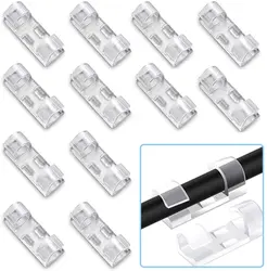 Organizador de cables con Clip adhesivo para escritorio, organizador de cables, gestión de cables, fijador de cables, bobinador USB