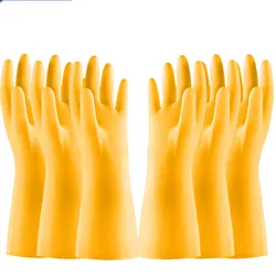 1/3 pairs of household thin waterproof latex gloves dishwashing gloves cleaning tools washing dishes laundry housework gloves