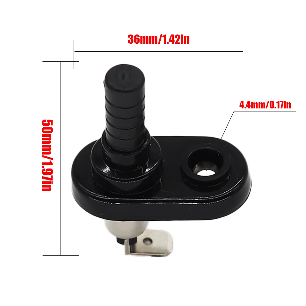 2Pcs Universal Car Truck Boat Adjustable Door Jamb Door Alarm Flange Light Hood Mount Pin Switch 20A 12VDC Replacement Parts