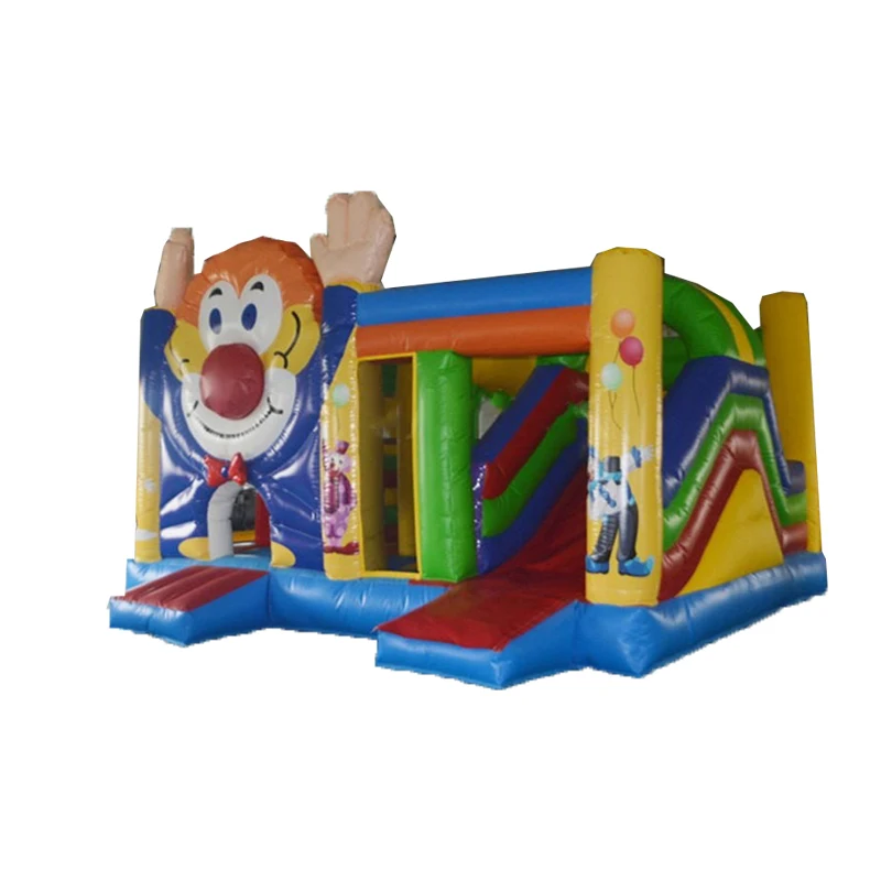 

Commercial PVC inflatable bounce house inflatable children playground bouncer slide combo with air blower