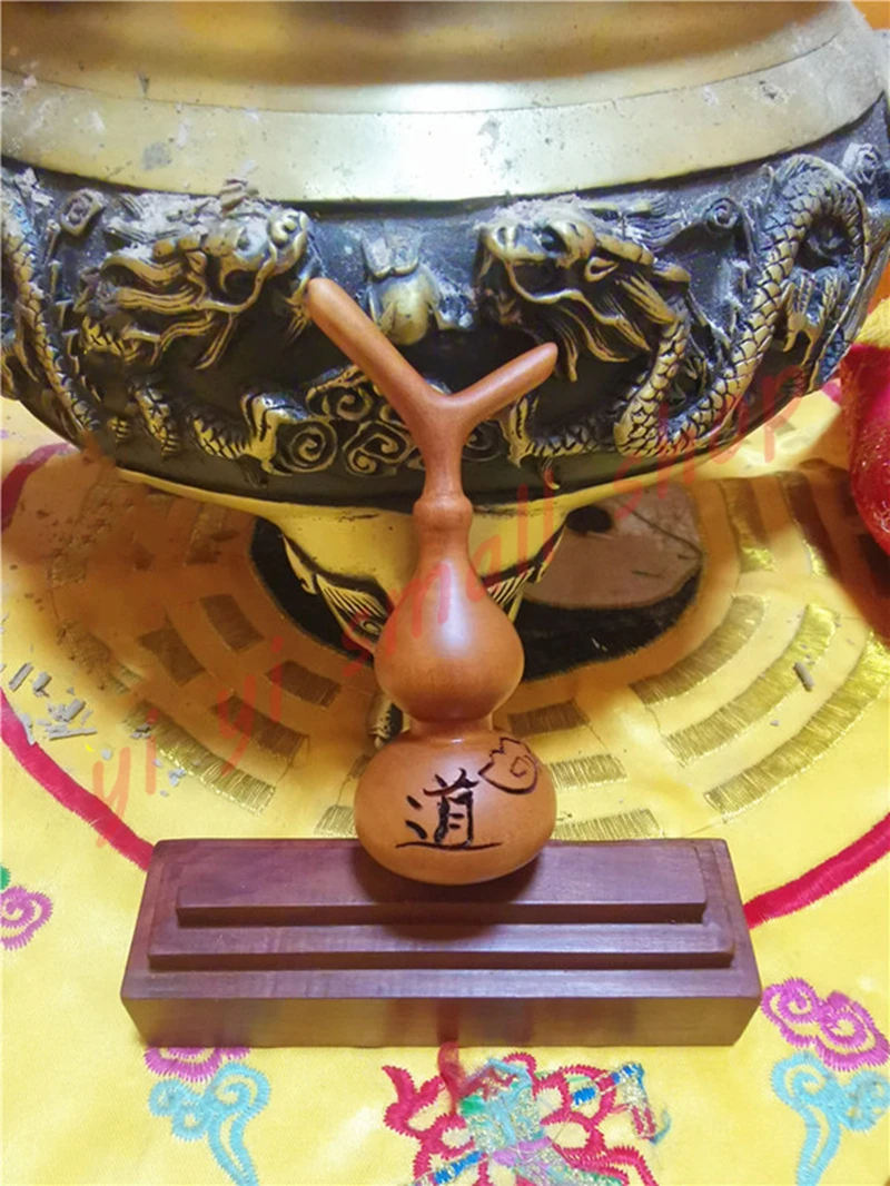 

Taoist Supplies, Tao Word, Mini Gourd, Tao, Tao, Tao, Wood, Jujube, Wood Gourd, Dragon Head