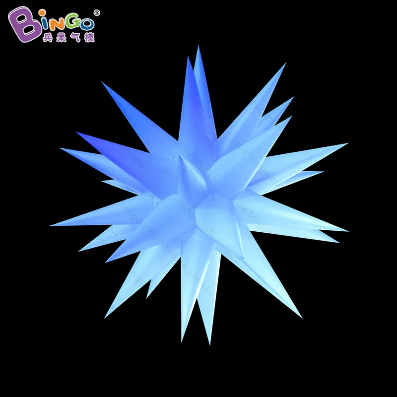 Colorful 1.2~2 Meters Inflatable Star For Event Decoration / Hanging-dec Star Balloon With LED Lights Stage Toys