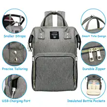 Waterproof Diaper Backpack with USB #2