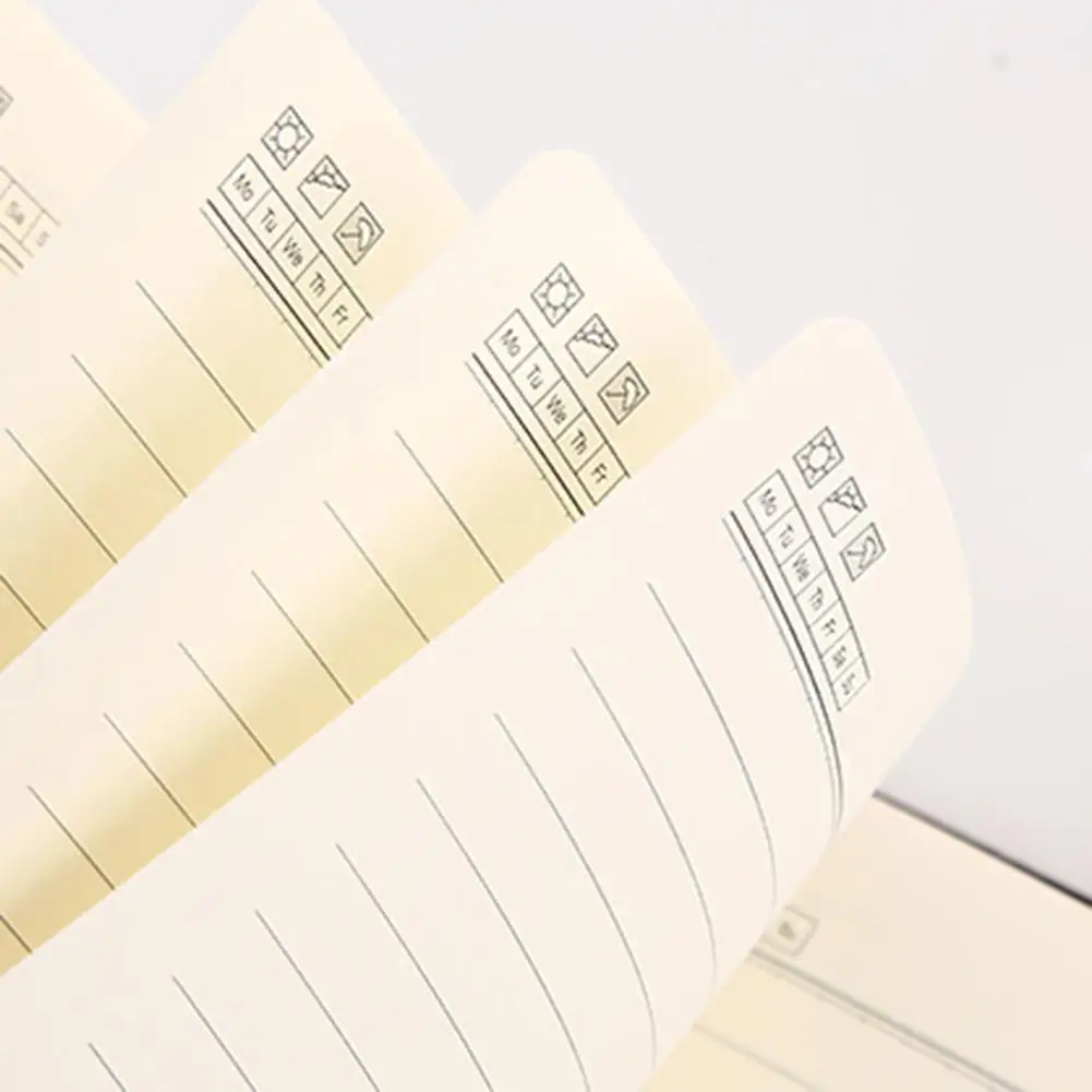 HOT SALES!!! Faux Leather Cover A5 Notebook Office Writing Journal Diary Planner Stationery