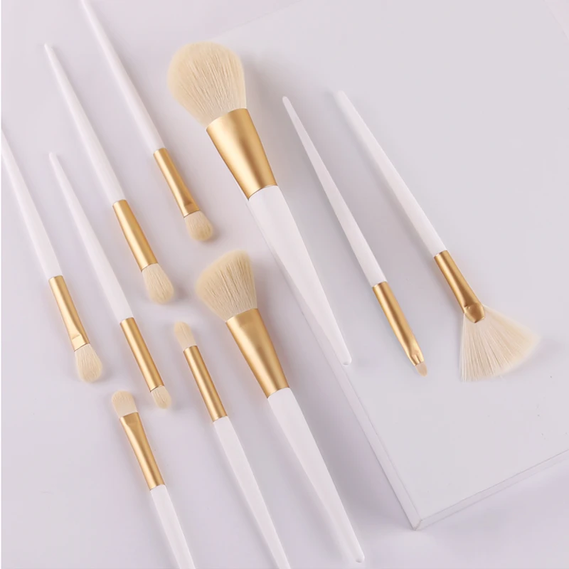 ZOREYA 13 Pcs White Makeup Brushes Set High Quality Powder Foundation Blush Eyeshadow Make Up Brush Set brochas maquillaje