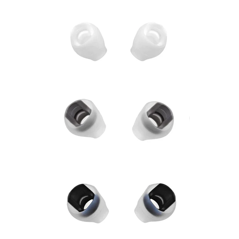 6 Pieces For Bose Earbuds Replacement Tips Silicone For QC30 QuietControl 30 QC20 SIE2 IE3 Soundsport Wireless in-Ear Earphones