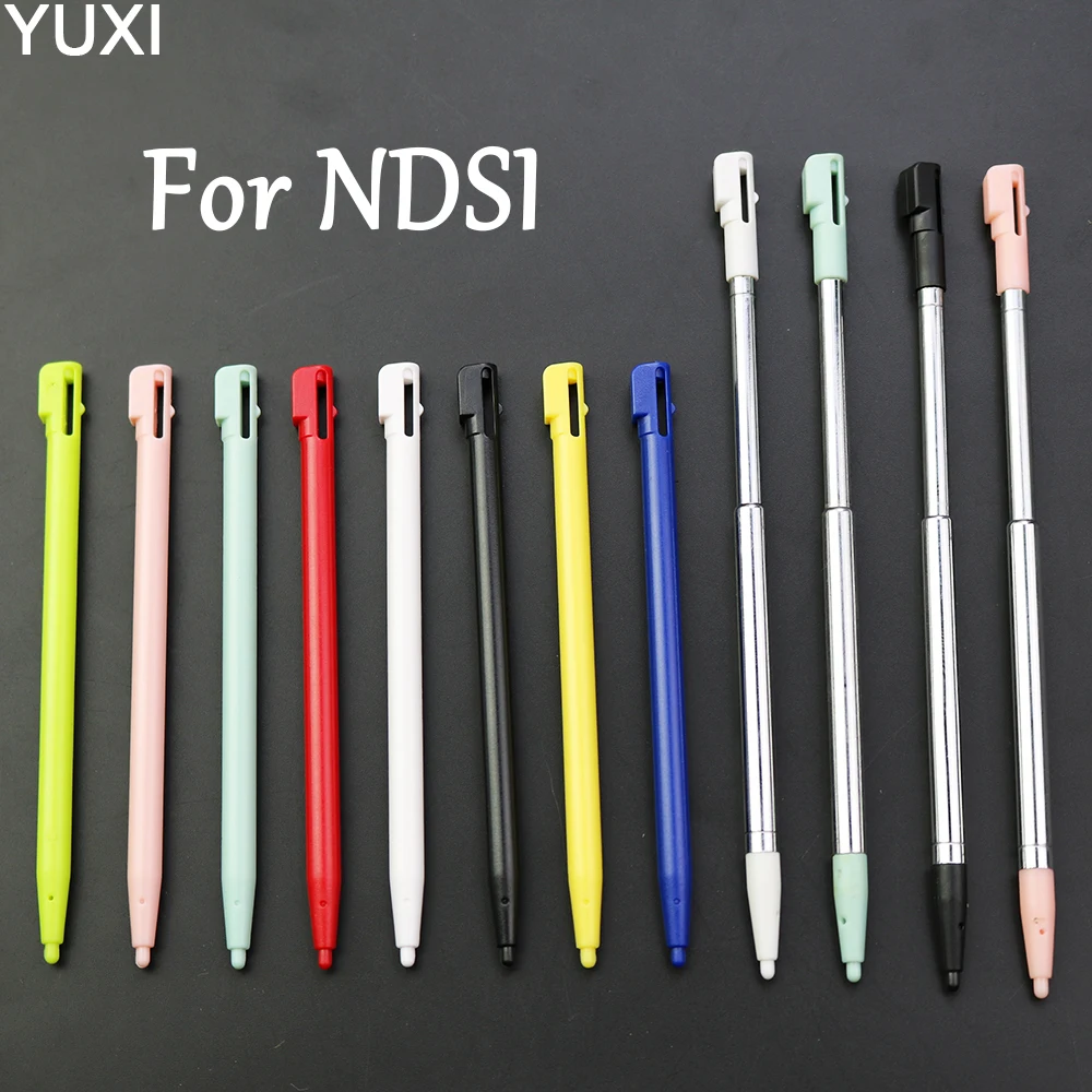 2Pcs Plastic Touch Screen Stylus Pen Metal Screen Stylus Pen For Nintend DSi For NDSI Touch Screen Pen Replacement Accessories