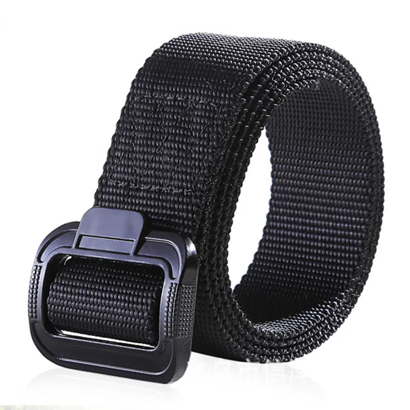 Army Tactical Nylon Belt Men Military Combat Heavy Duty Waistband Male Casual Strap Waist Belt Three Color