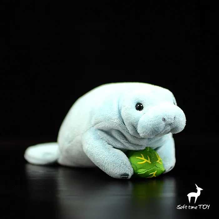 cute rare real life manatee sea cow sea slug animal plush toy doll children birthday gift 23cm high quality