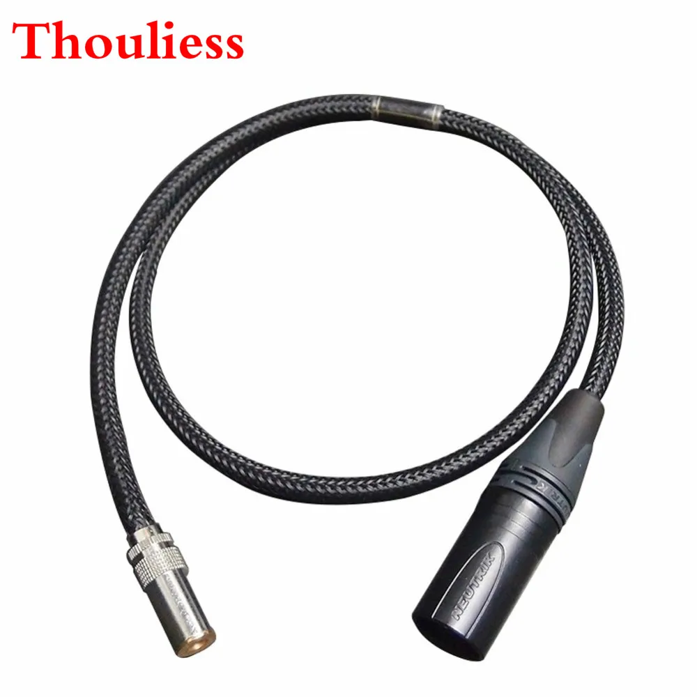 

Thouliess 4Pin XLR Balanced Male to 4.4mm 5pole Balanced Female Audio Adapter for Headphone Cable