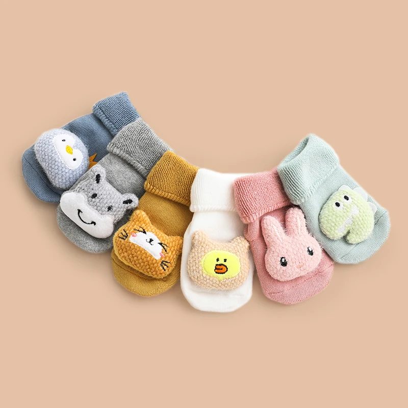

PatPat Baby / Toddler Cute Cartoon Animal Thermal Socks