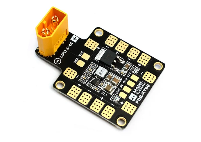 

Matek Systems PDB XT60 W/ BEC 5V & 12V 2oz Copper For RC Helicopter FPV Quadcopter Muliticopter Drone Power Distribution Board