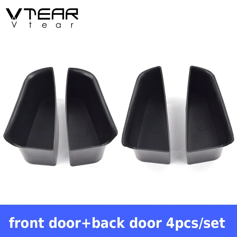 Vtear For Audi A3 8v Door Storage Box Car Door Handle Container Holder Pocket Stowing Tidying Cover Interior Accessories Parts