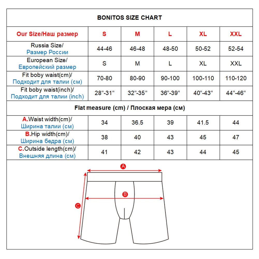 BONITOS Long Boxer Shorts Panties Man Underwear Men Boxer Men Underwear Natural Cotton Comfortable Soft Top Brand High Quality - Image 6