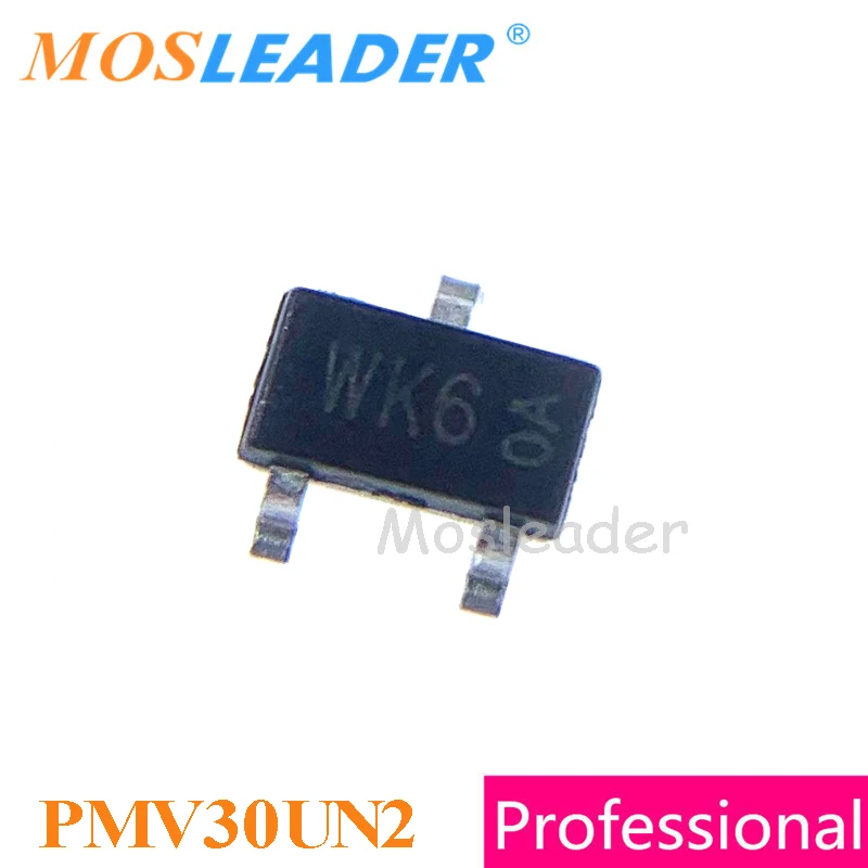 

Mosleader PMV30UN2 SOT23 3000PCS 20V 3A 5.4A N-Channel Made in China High quality Mosfets