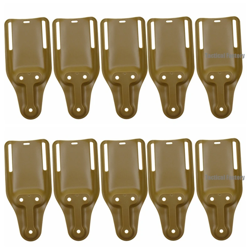 

10pcs Tactical Paddle Gun Holster Belt Paddle Loop Gun Pistol Holster Platform Adapter for GL 1911 P226 Waist Belt Platform