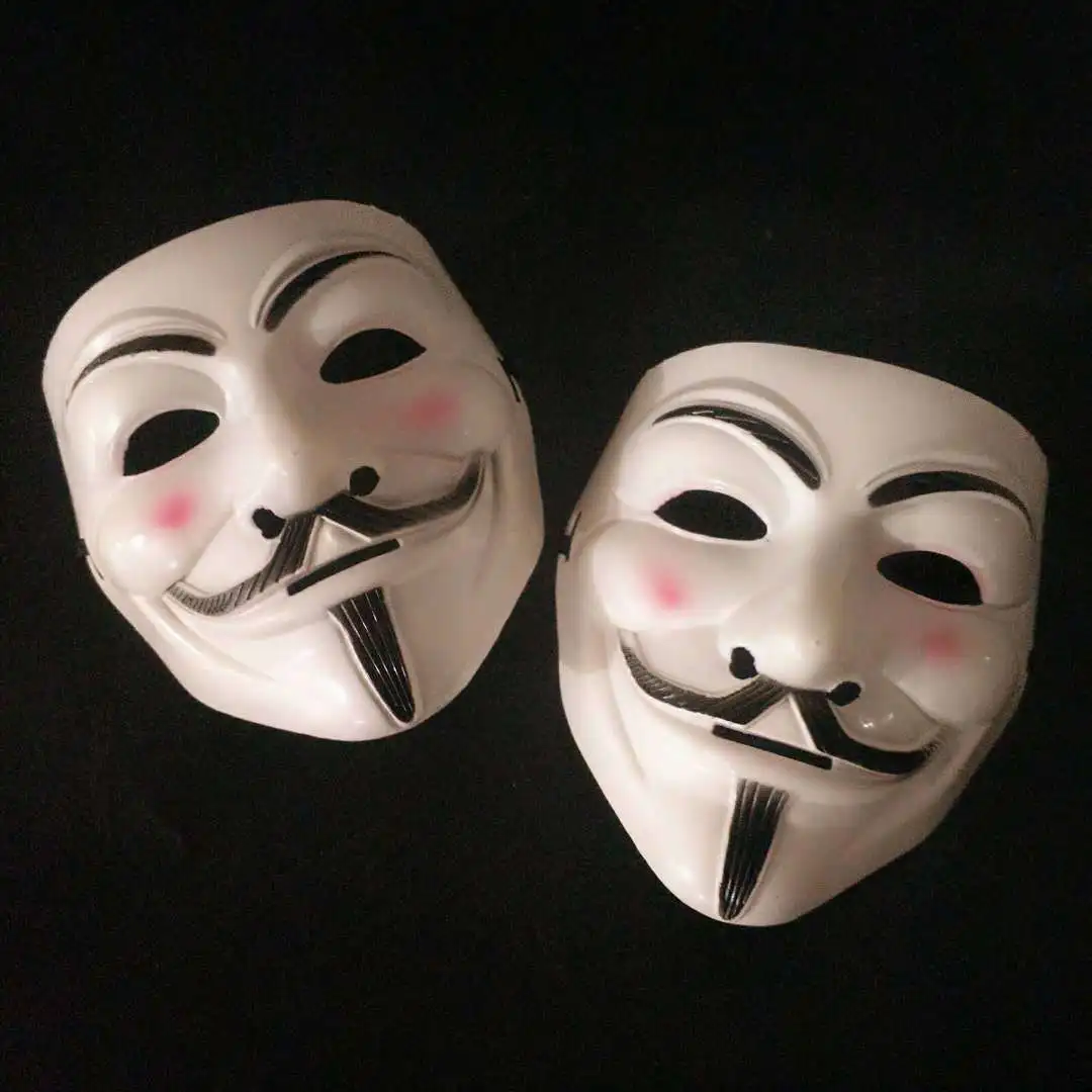 Halloween Masks V for Vendetta Mask Guy Fawkes Anonymous Fancy Dress Cosplay Costume