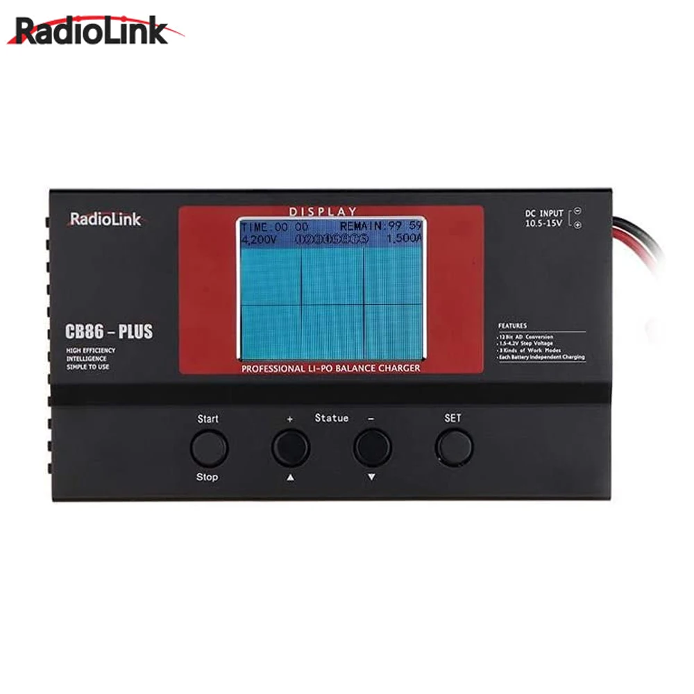 Radiolink CB86 Plus Balance Charger per RC 8 pcs 2-6S Lipo Battery At One Time caricabatterie professionale per RC Car Truck Helicopter