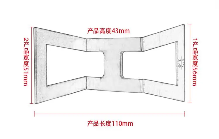 Woodworking Scribe Tool Lndustrial Spacing Drawing Rule Tenon Die Scriber