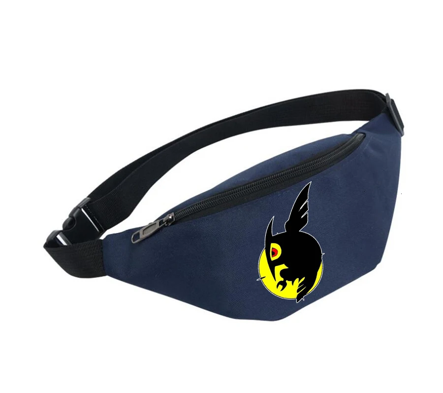 

Ladies Waist Pack Unisex Fanny Pack women Belt Waterproof Chest Handbag Waist Bag Belly Bags For anime Akame ga Kill