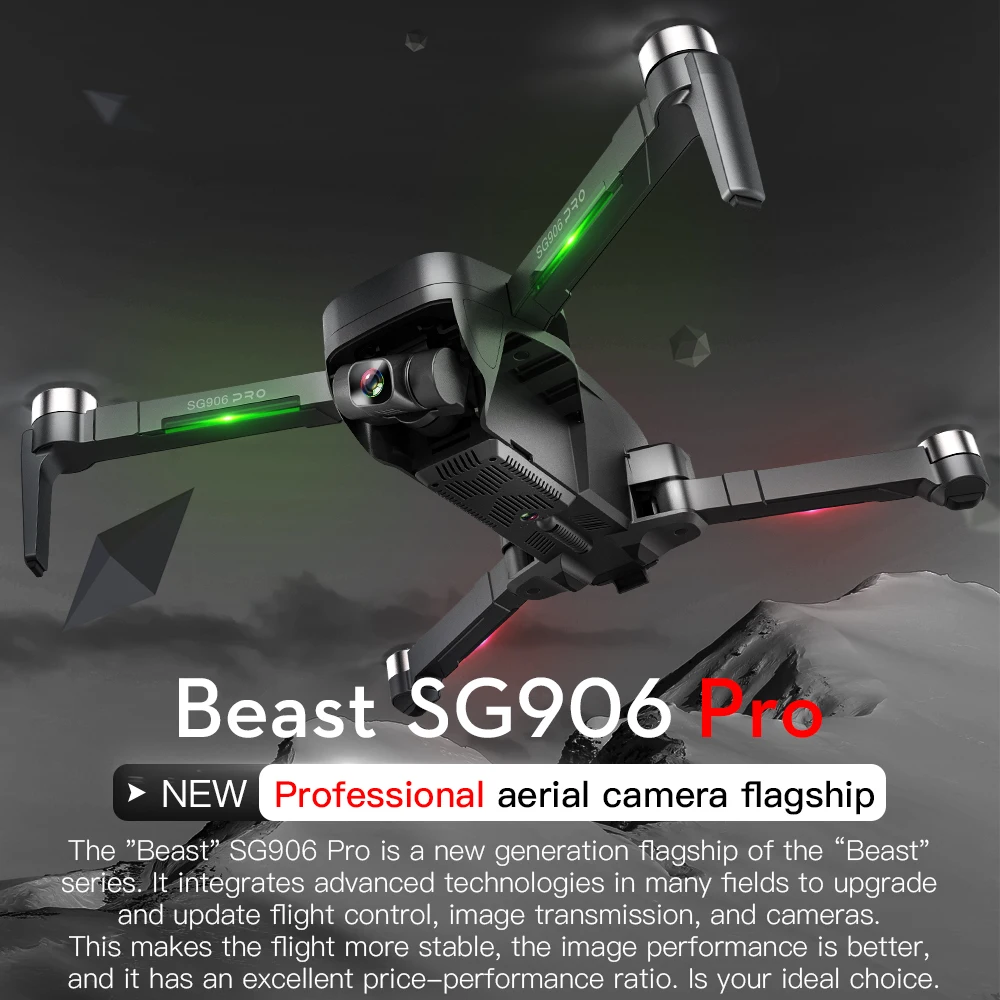 SG906PRO profesjonalny dron GPS 5G WIFI FPV Anti-Shake samostabilne 3-osiowy Gimbal 4K kamera HD RC składany Quadcopter prezent