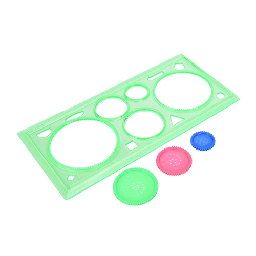 1 PCS Spirograph Geometrica Righello Redazione Strumenti di Cancelleria Per Gli Studenti di Disegno Set