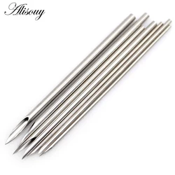 Alisouy 10pcs Sterilized Disposable Body Piercing Needles Surgical Steel Tattoo Supply Ear Nose Tongue Lip Navel Piercing Tools