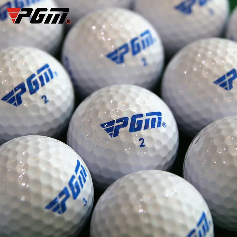 PGM 10PCS double-layer practice Golf ball Outdoor Sports White PU Foam Indoor Outdoor Practice Golf Balls Training Aids Q002