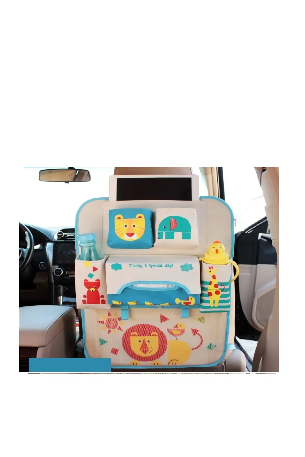 Car Seat Back Organizer Organizer Today Is Blue Lion