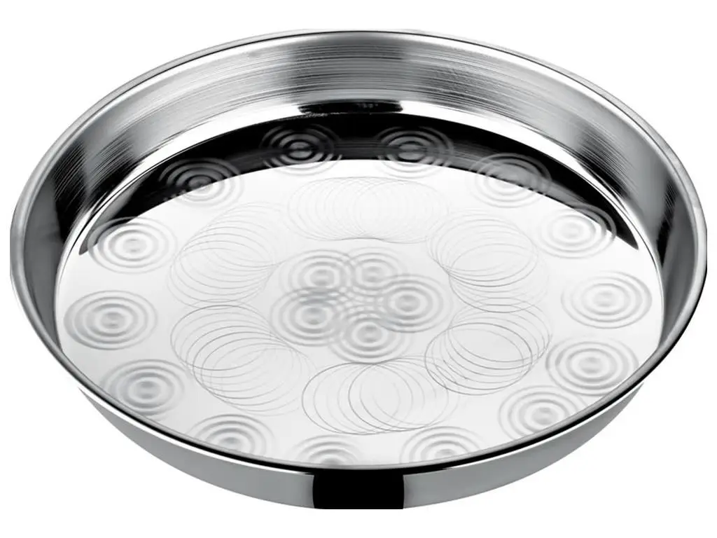 

DOLBOVI Fritters Oven tray Stainless Steel 30,5x4 cm No 3 em tray поднос plateau de service