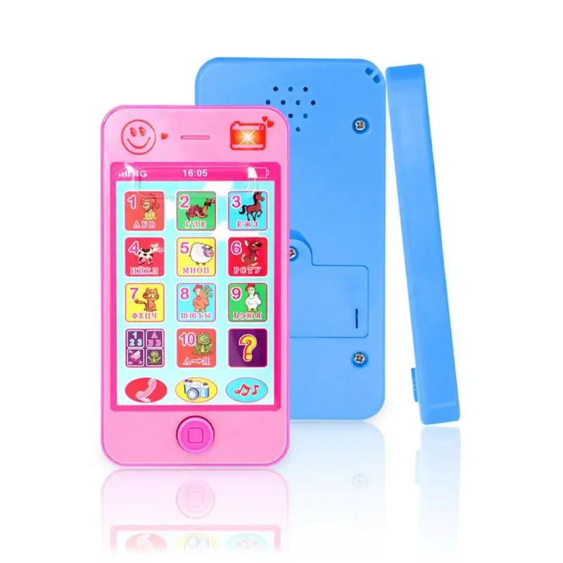 Baby Simulation Mobile Phone Toy Russian Children's Music Machine Child Early Education Toy Mobile Phone Child Learning Gift