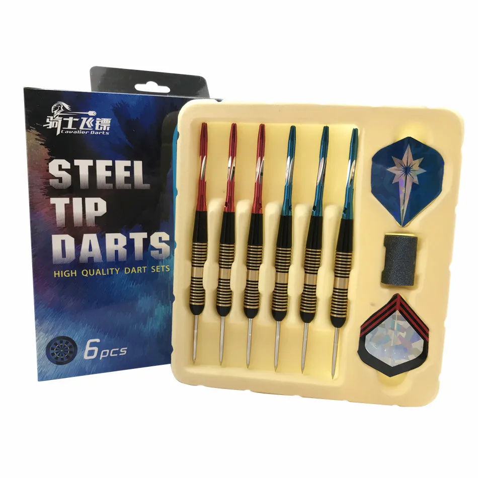 High Quality 23g professional darts Set Copper steel tip darts High-Grade Color Box and Grindstone target dardos Free Shipping