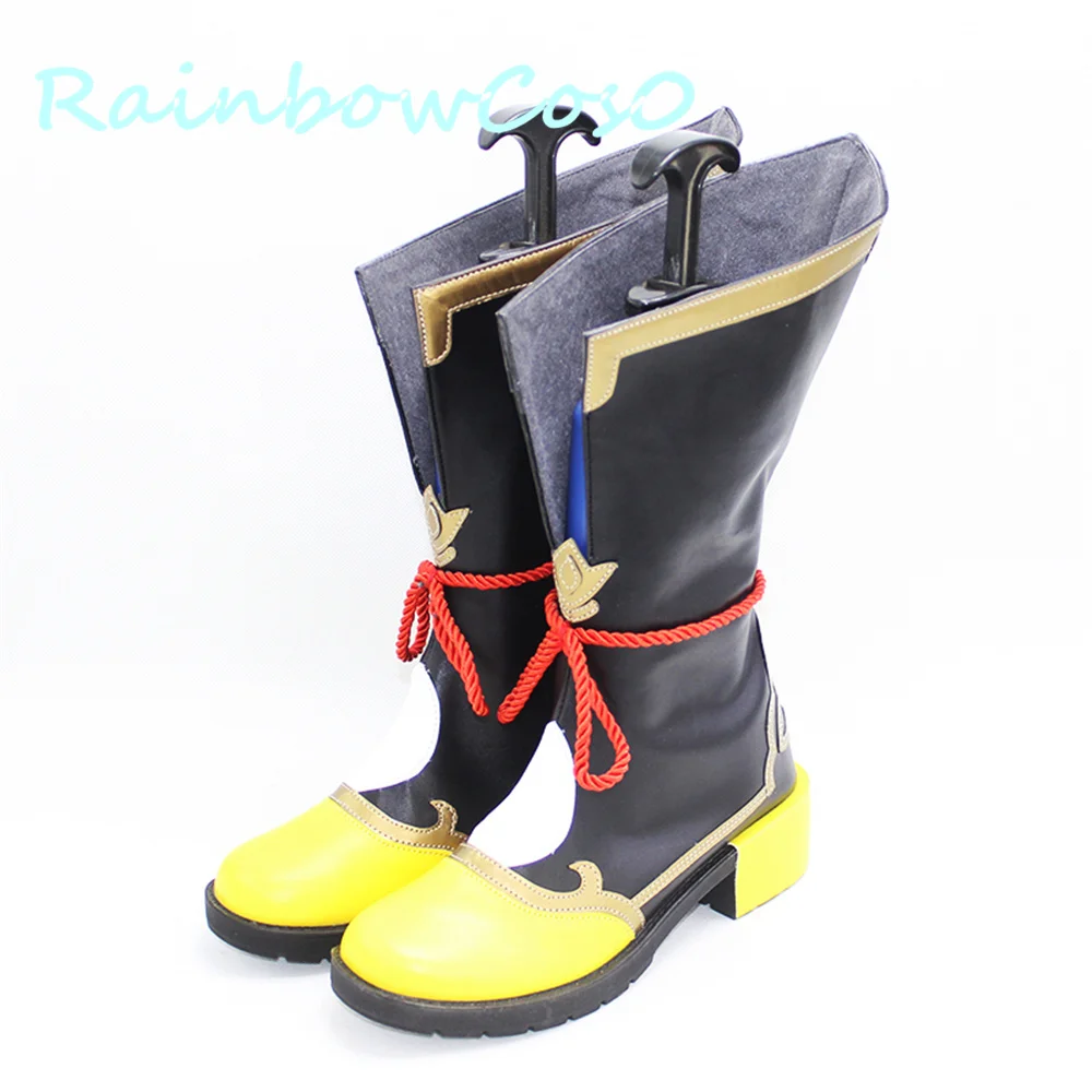 Genshin Impact XiangLing Cosplay Schuhe Stiefel Spiel Anime Halloween RainbowCos0W W1408